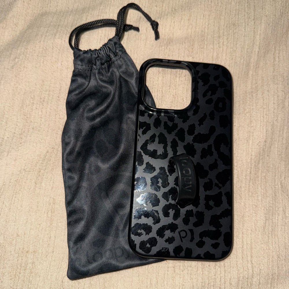 Loopy Midnight Leopard Case - iPhone 14 Pro Max